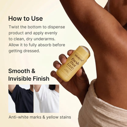 Vanilla Pistachio Aluminum Free Deodorant | 24H Odor Control + Dark Underarm Brightening for Sensitive Underarms