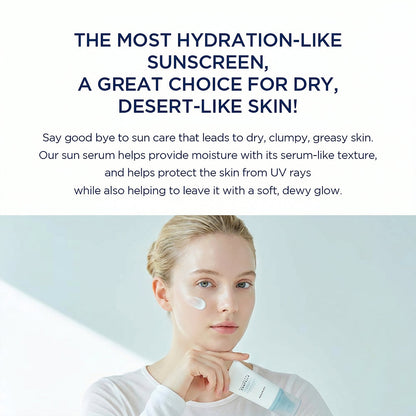 Hydrating & Soothing Sun Serum | Lightweight, No Greasy Feel, Zero White Cast