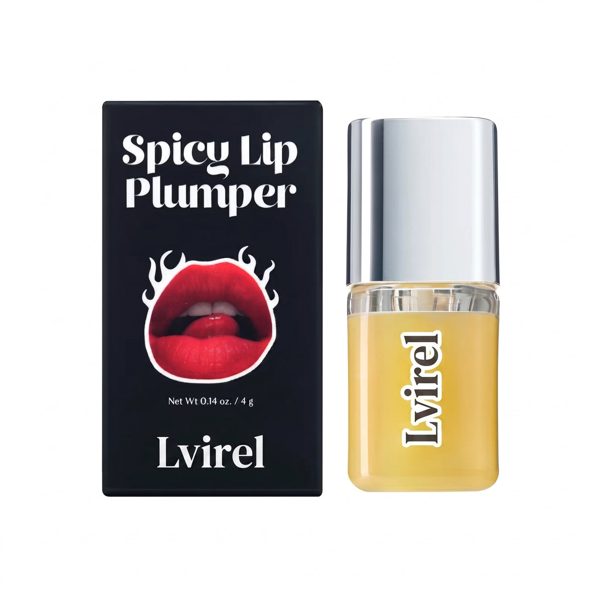 Spicy Lip Plumper — Fuller-Looking Lip Plumper Gloss, Non-Sticky, High-Shine Finish
