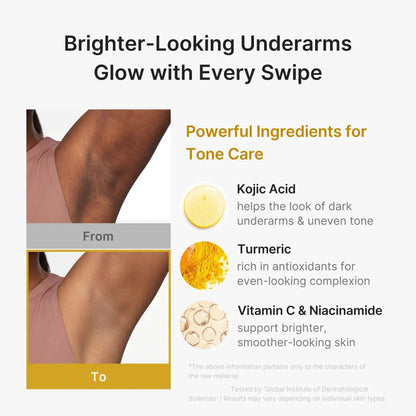 Vanilla Pistachio Aluminum Free Deodorant | 24H Odor Control + Dark Underarm Brightening for Sensitive Underarms