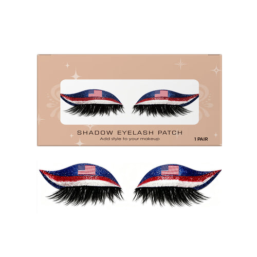 World Cup National Flag False Lashes | Game Day Fan Makeup for Parties & Events