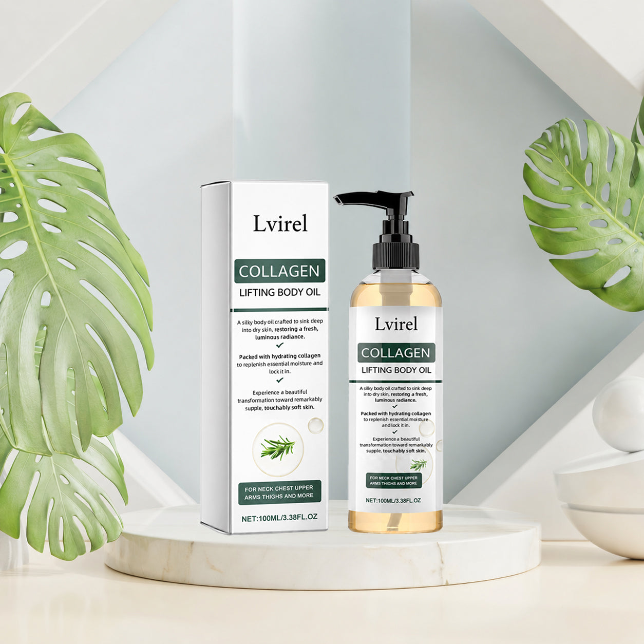 Collagen Oil: Lightweight Hydrating Body Oil for Smoother, More Radiant-Looking Skin