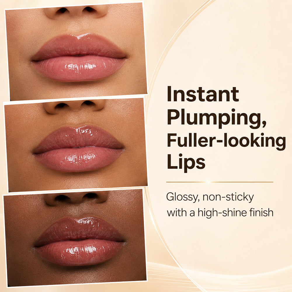 Spicy Lip Plumper — Fuller-Looking Lip Plumper Gloss, Non-Sticky, High-Shine Finish