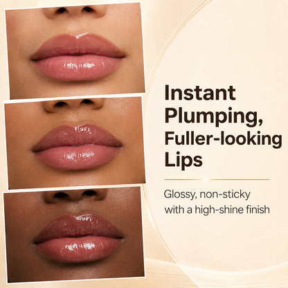 Spicy Lip Plumper — Fuller-Looking Lip Plumper Gloss, Non-Sticky, High-Shine Finish
