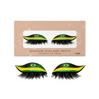 Brazil Flag Lashes