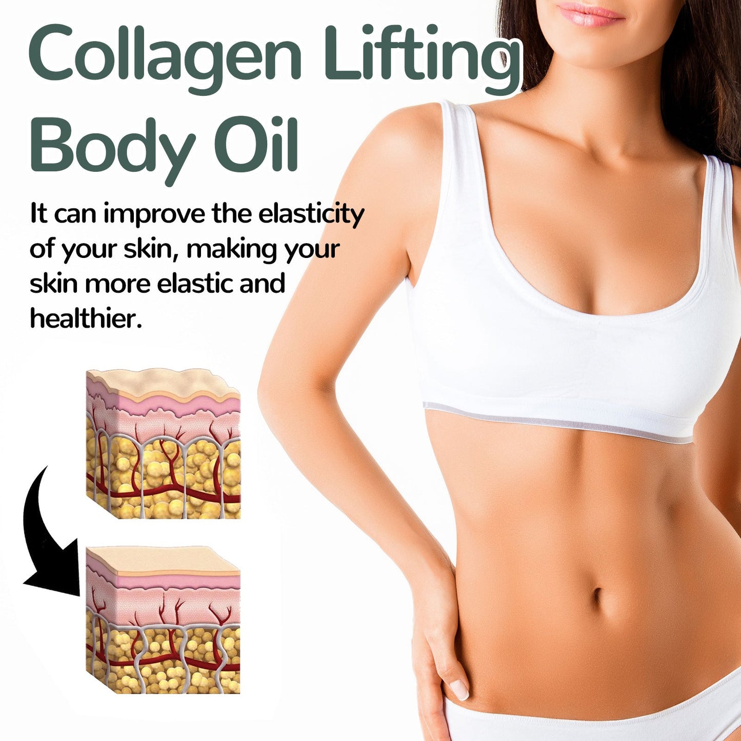 Collagen Oil: Lightweight Hydrating Body Oil for Smoother, More Radiant-Looking Skin